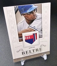 ADRIAN BELTRE - 2014 Panini National Treasures Jerseys -  PRIME LAUNDRY TAG - /8