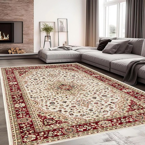 Non Slip Large Traditional Rugs Living Room Bedroom Carpet Hallway Runner Rug - Picture 6 of 44