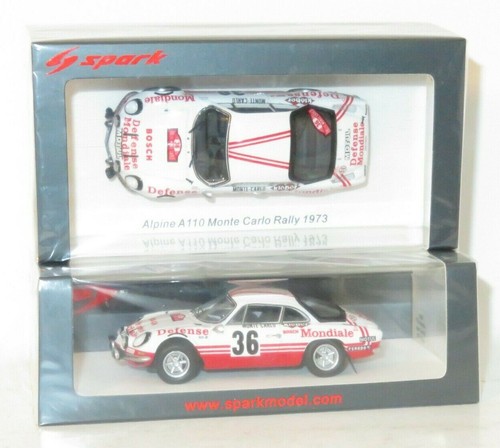 1/43 Alpine Renault  A110 Defense Mondiale Rally Monte Carlo 1973 #36 B.Wollek - Picture 1 of 5