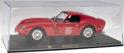 Ferrari 250 GTO 1962-64 V12 Berlinetta Red 1:24 Scale Model Car in Display Case - Picture 13 of 16