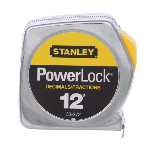 Misuratore a nastro Powerlock 12 piedi con scala decimale | Stanley X Engineer's Case Die - Foto 2 di 12