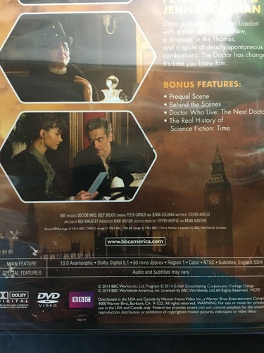 New Doctor Who: Deep Breath DVD + Bonus Features Peter Capaldi Jenna Coleman BBC - Bild 3 von 7