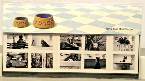 Royal Mail Presentation Pack 320 Cats and Dogs 1st Class Stamps x10 BNIP