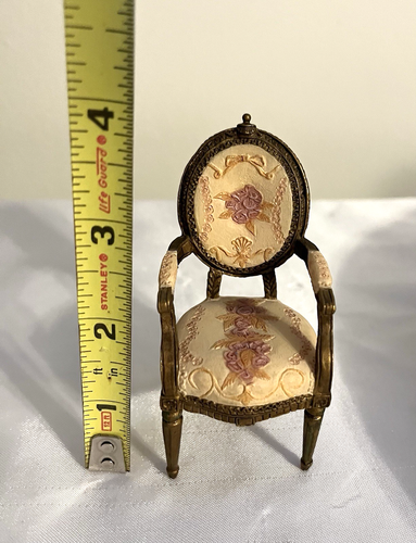 VTG Take A Seat By Raine 1999 Miniature Chair Louis XVI ArmChair #24003 - Picture 2 of 17