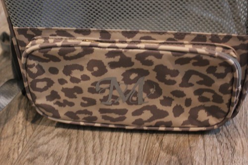 NIP Montana West Pet Carrier Backpack Mesh & Beige Leopard Small/Medium Cat Dog! - Picture 5 of 15