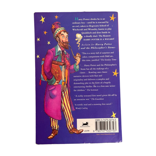 HARRY POTTER AND PHILOSOPHER'S STONE JK Rowling 1997 PB 30th Errors Bloomsbury - Picture 2 of 3