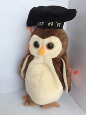 TY BEANIE BABIES WISE THE OWL ‘98 GRADUATION