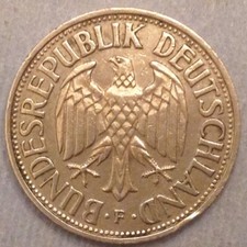 Germany 1955 F One 1 Mark - Free US Shipping cd -