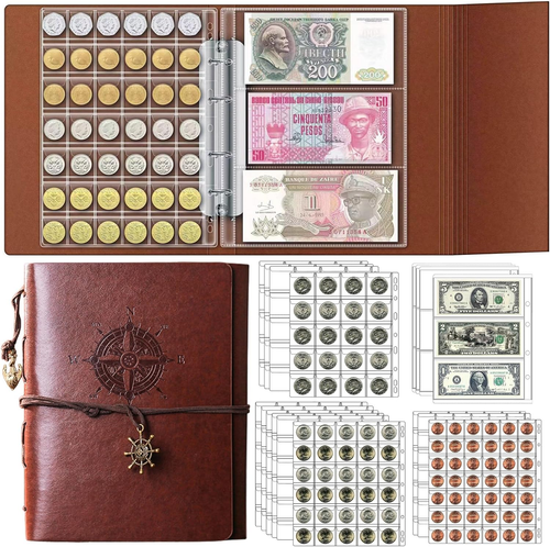 Münzsammelheft 386 Münztaschen & 12 Geldhüllen, Münzsammelalb - Bild 8 von 11