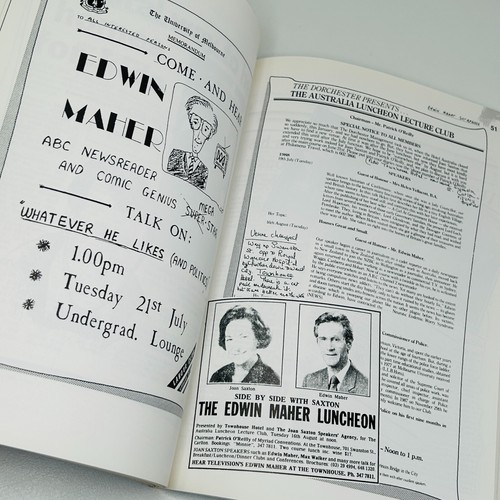The Edwin Maher Scrapbook by Edwin Maher Paperback Book Newsreader Humour - Picture 10 of 12