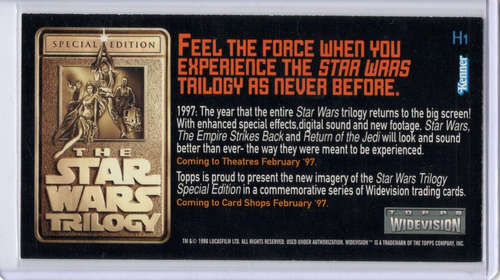 1997 Star Wars Widevision Trilogy Promos - Wählen Sie Ihre Karte - Bild 12 von 18