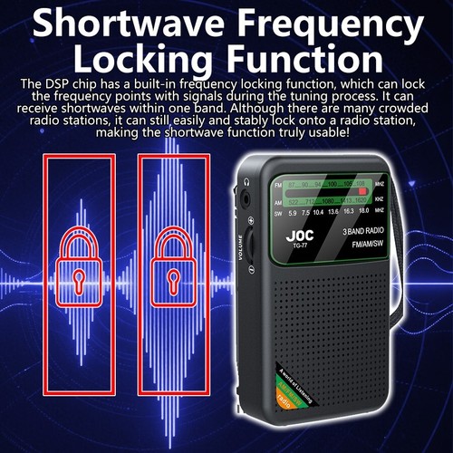Free shipping DSP High-Sensitivity Radio with AM, SW, FM, and Rechargeable - Picture 23 of 27
