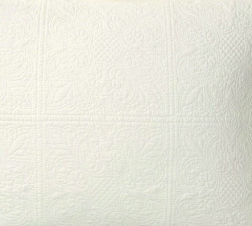 100% COTTON MATELASSE King 108"x92" QUILT : QUILTED TILE STITCH COVERLET - Picture 10 of 18