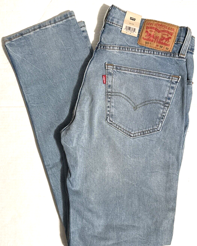 Nuevos pantalones de mezclilla para hombre LEVI'S 511/505 elásticos con cremallera frontal - ELECCIÓN talla/color - Imagen 2 de 5