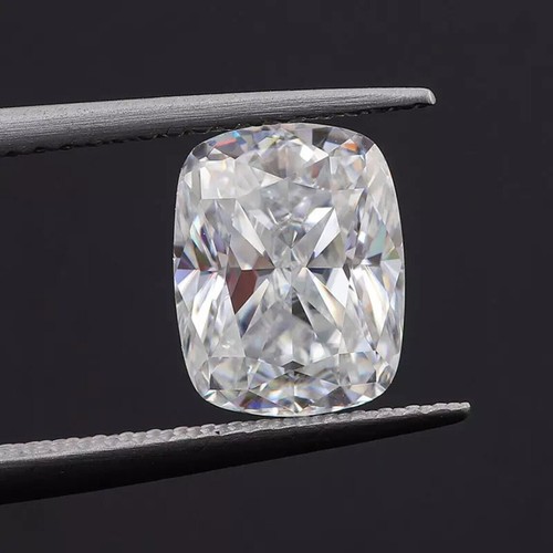 EGL Lab-created Loose Diamond 1.25 Carat H / VVS2 Cushion Cut 7.8 mm R36 - Picture 2 of 10