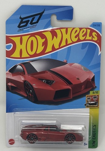 Hot Wheels 2023 Lamborghini Reventon Red HW Exotics 8/10 224/250 Neu Sealed - Bild 1 von 3