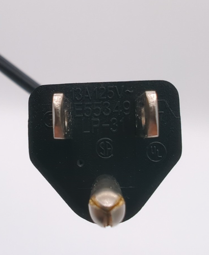 Longwell-P 8121-1141 LW Power cord Black Three prong 16AWG 6.25ft long 300V C13 - Picture 8 of 9