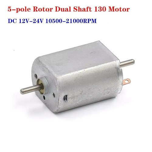 Mini 5-Pole FK-130 Electric Motor DC 12V 18V 24V High Speed for HO Slot Car Boat - Picture 1 of 6