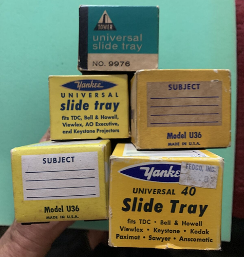 5PC Vintage Yankee Universal 30/36/40 Slide Tray, Lot of 5 - Picture 14 of 16