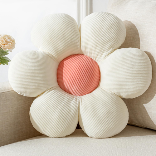 Flower Pillow, Cute Daisy Pillow Flower Shaped Throw Pillow Cushion Seating 19.6 - Picture 11 of 12