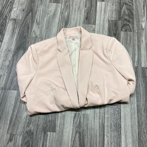 PHILOSOPHY One Button Long Sleeve Stretch Pink Blazer w/ Lining Women's Size 6 - Picture 6 of 12