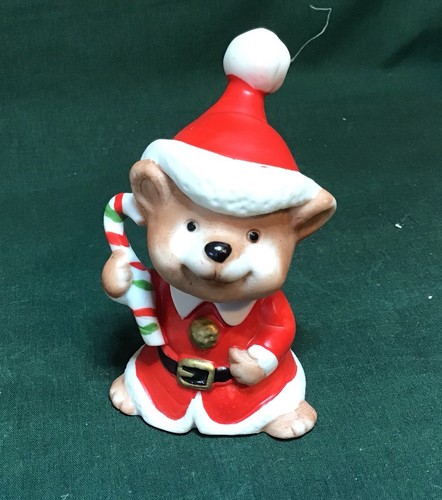 Vintage Homco Weihnachtsmaus Familie mit Leuchthaus. - Bild 4 von 14