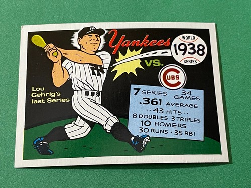 1970 Fleer Laughlin World Series WS Cards You U Pick to Complete Your Set - Picture 260 of 495