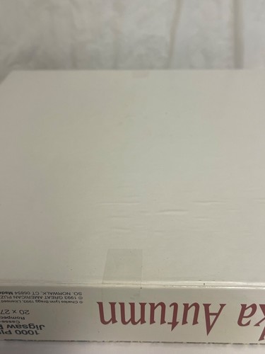 Vintage Great American Puzzle Factory 1000 Pieces Alaska Autumn - Sealed - Picture 4 of 5