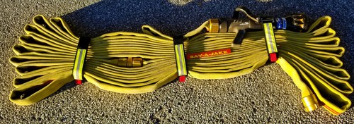 Fire Hose Bundle Straps Reflective Denver Load/High Rise 31 inch Red/Silver - Afbeelding 12 van 12