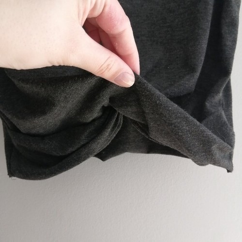 Alo Yoga Twist Front Cover Tank Heathered Charcoal Gray Small - Picture 7 of 16