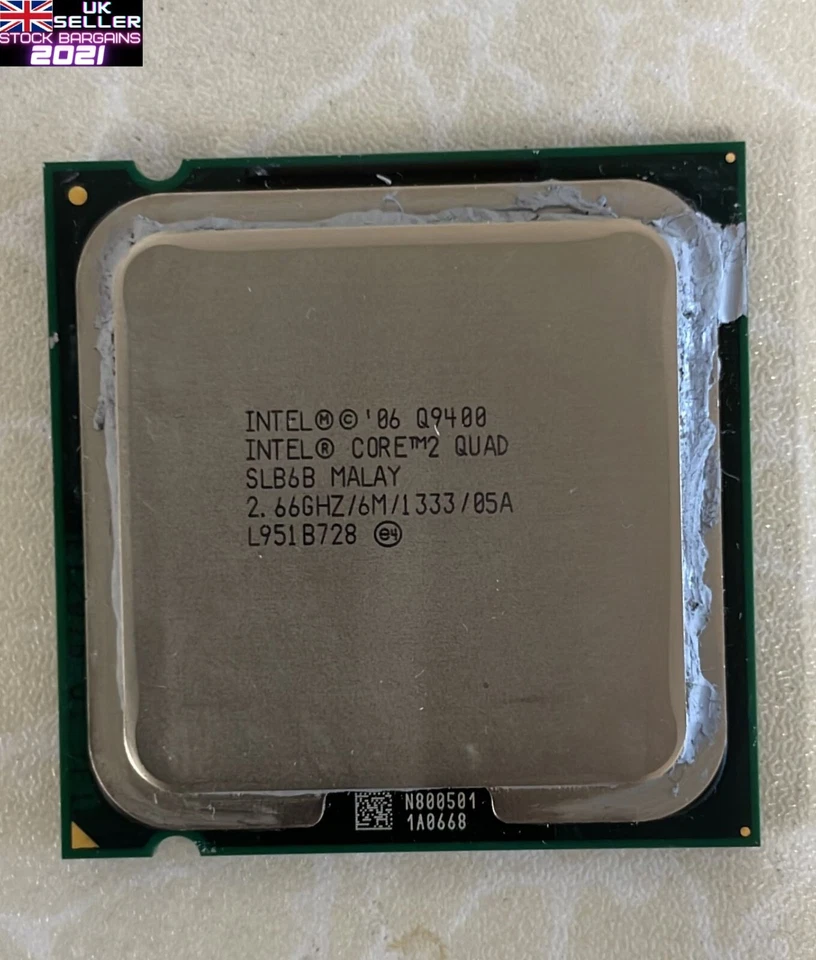 Intel Core 2 Quad Processor Q9400 2.66GHz 1333MHz 6MB LGA775 CPU, OEM (C923) - Image 2 of 4