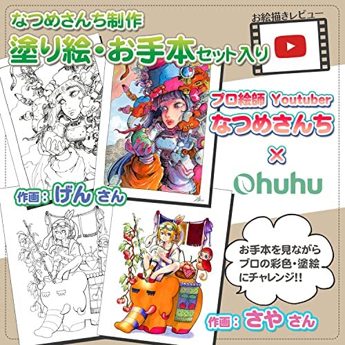 Ohuhu Illustration Marker Pen Brush Type & Bold Type 216 colors Pen - Picture 2 of 9
