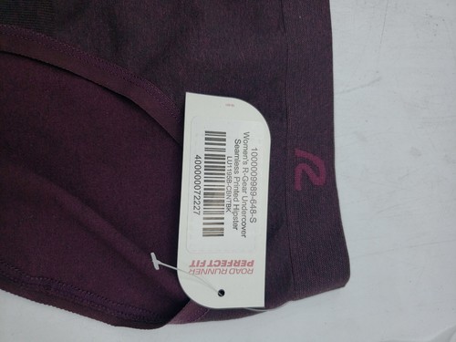 2 Pack ROADRUNNER SPORTS R-GEAR Running Seamless Hipster Underwear Cabernet SM - Picture 2 of 6