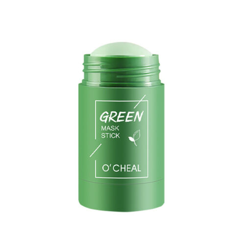 Maschera detergente argilla tè verde stick viso purificante profondo rimozione acne punti neri - Foto 9 di 16
