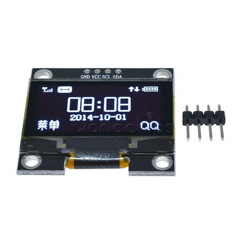 1-10PCS 1.3in 4Pin White OLED LCD Display Module IIC I2C 128x64 For Arduino U-S - Picture 7 of 18