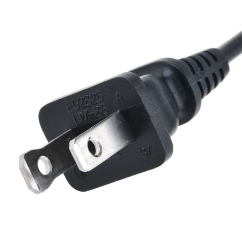 6ft 2 Prong AC Power Cord Cable For Sony Samsung Tv Printer Laptop Charger Mains - Picture 2 of 3