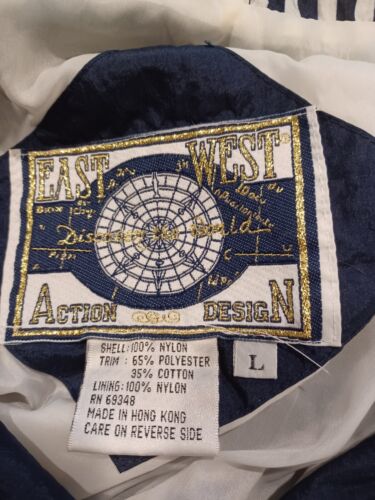 Eadt West Brand Womans NAVY BLUE Lightweight Jacket. SIZE LARGE - Picture 2 of 5