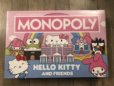 Hello Kitty and Friends Monopoly Game Hasbro Sanrio! Brand New! Sold Out!