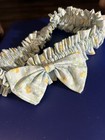 Blue And Yellow 20” Garter With Bow For Longaberger Basket Homemade