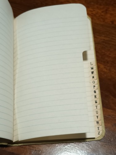 Boorum & Pease Address Memo Book No 6559 1/2 Hardcover Empty Useable Vintage - Picture 5 of 7