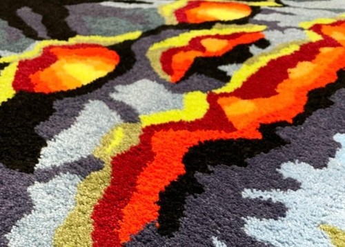 Takahiro Komuro Rug ED60 180.0cm x 102.5cm - Picture 2 of 2