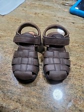 Scott David Boy’s Sailor Sandals Fisherman Size 11 Color Brown