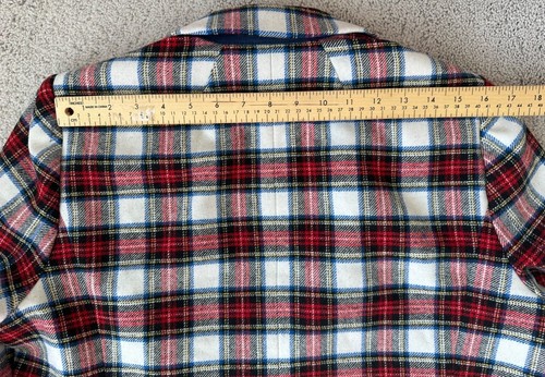 J. Crew Größe 16 Urlaub rot Schottenkaro Schuljunge Wolle Blazer mit Goldknöpfen - Bild 8 von 17