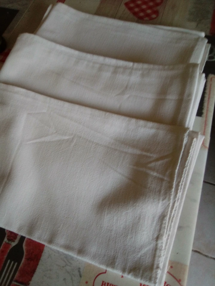 lot de 6 grands torchons  metis 48 x 60 - Photo 2/3
