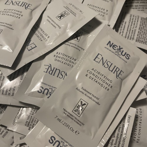 Nexxus sorgen für säuernde Spülung & Entwirrer 10 Proben mit je 0,25 Unzen - Bild 1 von 7