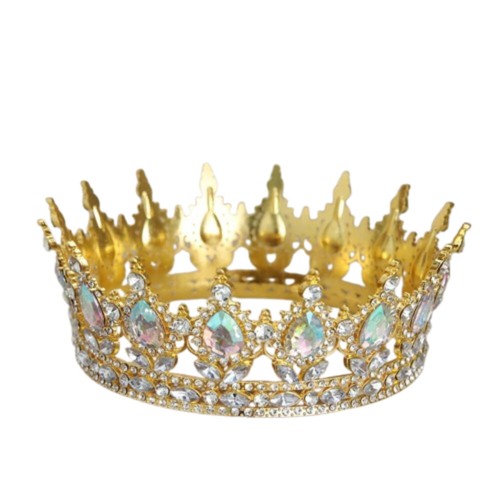 Pageant Crowns Cake Decorations Hair Jewelry Queen Princess Tiara Sparkling - Picture 14 of 20