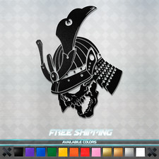 Samurai Skull Decal Sticker Rising Sun Jdm Japan Car Window Truck Vinyl Samurai Skull Decal Sticker Rising Sun Jdm Japan Car Window Truck Vinyl