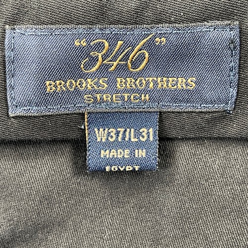 Brooks Brothers Trouser Pants Mens 37x31 Wool Cuffed Hem Business Stretch - Picture 3 of 12