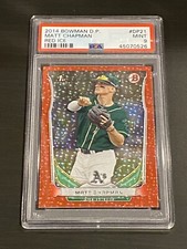 2014 Bowman Red Ice RC | Matt Chapman 5/150 | PSA 9 MINT | Oakland Athletics/A’s