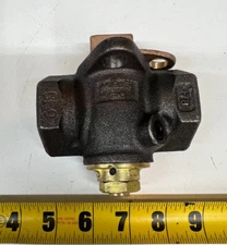 1" Mueller Luboseal Gas Meter Valve H-11175 175 PSIG FIP Threaded Inlet & Outlet